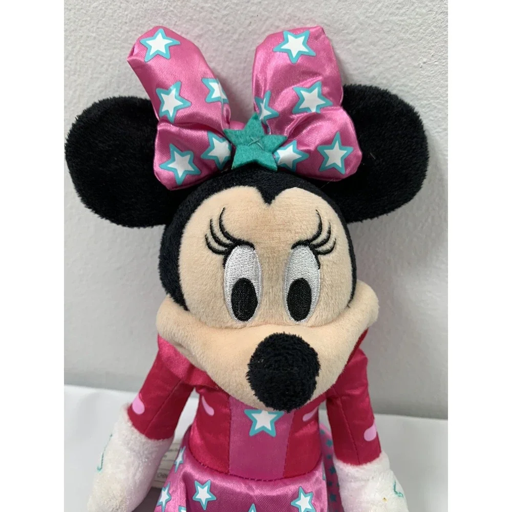 Disney Rockstar Minnie Mouse‎ in Pink Star Bow 12